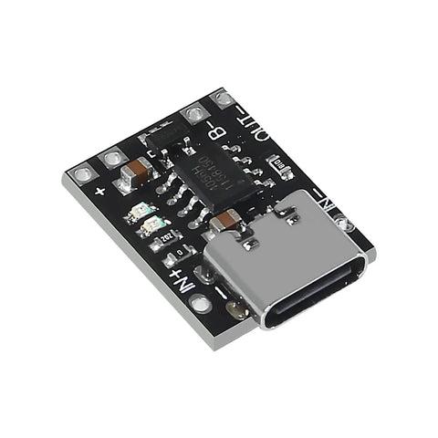 No Sweat Usb Type C Lithium Battery Charger Board 10 Pack 3.7v To 4.2v Fast Charge Module with USB C connector and compact design.