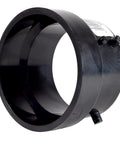 Termination Adapter 3 Inch Bayonet To 3 Inch Hub Black For RV Sewer Hose Connections And Cap Universal Fit Able To Glue