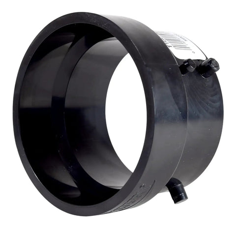 Termination Adapter 3 Inch Bayonet To 3 Inch Hub Black For RV Sewer Hose Connections And Cap Universal Fit Able To Glue