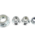 Front Left And Right Steering Knuckle And Wheel Hub Bearing Assembly Kit For Volkswagen Beetle 1999 To 2010 Golf 2000 To 2006 Jetta 1999 To 2005 Fits 288 MM Rotors Two Piece Replacement nuts