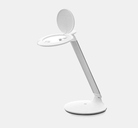 High Visibility Dimmable LED Magnifying Desk Lamp With 2X Lens 5 Dioptre Bright Daylight LEDs Perfect For Sewing Embroidery Crafts Beading