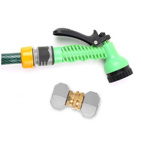 Heavy Duty Garden Hose Repair Kit Connectors For Quick Fixes And No Leak Seals, Pro Grade Aluminum Zinc Alloy Hose Connector Set
