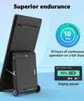 55 Inch Outdoor Digital Signage Display Loaded Up With 4K UHD LCD And IP55 Waterproof Shield Boasting 1800 Nits Auto Brightness with battery indicator.