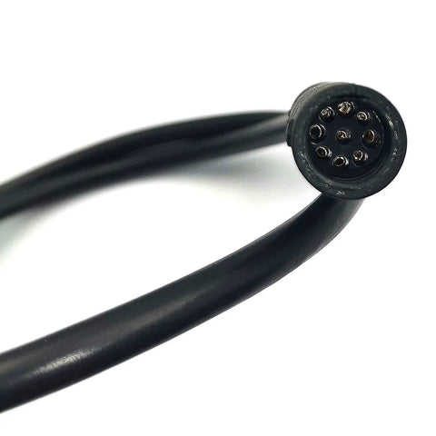 Motor Adapter 9 Pin Extension Cable For E Bike Motor Waterproof Connector 60 Cm Length Black ABS Durable Conversion Wire