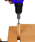 7 Piece Pen Barrel Trimming Set With Three Eighths, Seven Millimeter, Eight Millimeter, Ten Millimeter Pilot Shafts in use