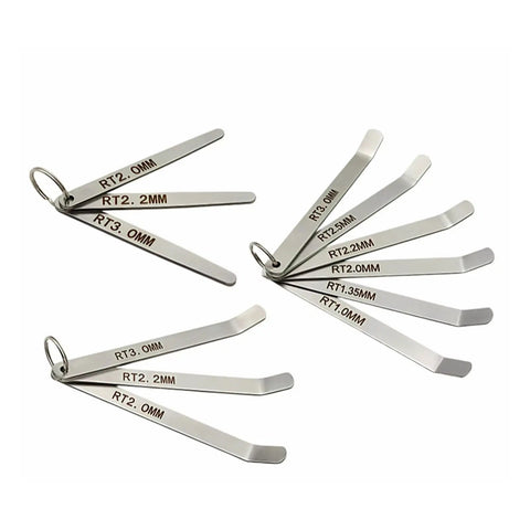 Ultimate Universal Valve Clearance Adjustment Ruler For Family Cars 1-3.25 Mm Durable Tool Kit; metal feeler gauges, 1-3.25 mm
