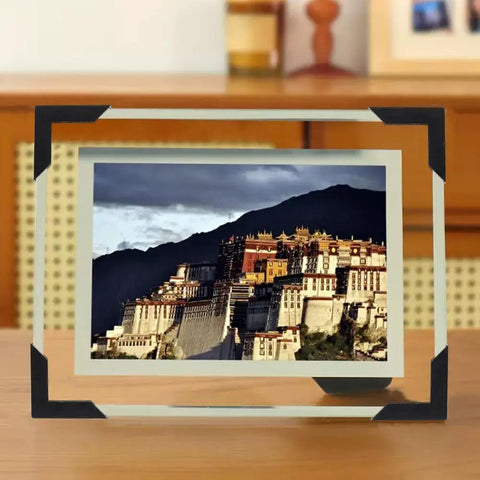 Kick Those Dull Scratches Straight To The Trash With These Heavy Duty Black Plastic Corner Protectors And L Shaped Bumpers Made To Keep Your Frames Mirrors And Glass Secure in a photo frame.