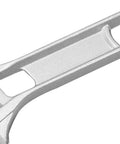 Handle detail of lightweight aluminum alloy 8 inch adjustable wrench with wide jaw for plumbing 6 to 68mm heavy duty spanner