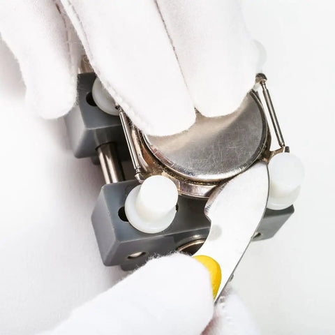 Open And Replace Watch Batteries With A 6 Piece Back Remover Tool Kit For Quick Repair Pro Grade Watch Battery Replacement