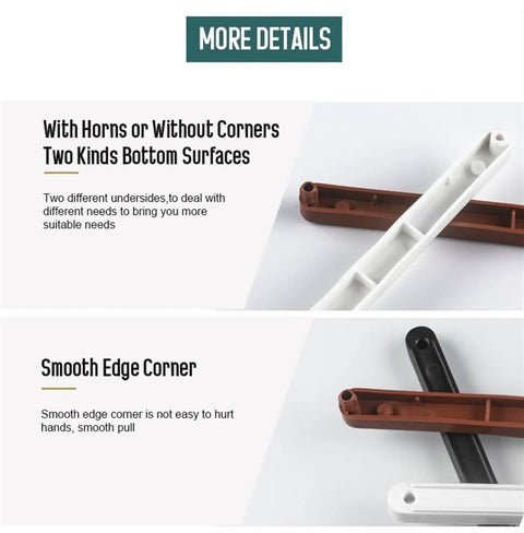 2 Pack 298mm White Plastic Drawer Runners For Full Extension, Easy Tool Free Installation With Detachable Quick Release Latches