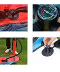 Inflation process of Inflatable Wing Foil And Sail For Wind Wing Foiling, Kitesurfing, Windsurfing, Surfing And Water Play, 4.2 Square Meter Large Wing Built With Premium Oxford Cloth And PVC, Waterproof, Wear Resistant, All Season Watersports Gear.