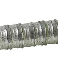 Rock Solid Electro Galvanized Roofing Nails Number 12 Gauge One Inch Long Spiral Shank close-up showing spiral texture.