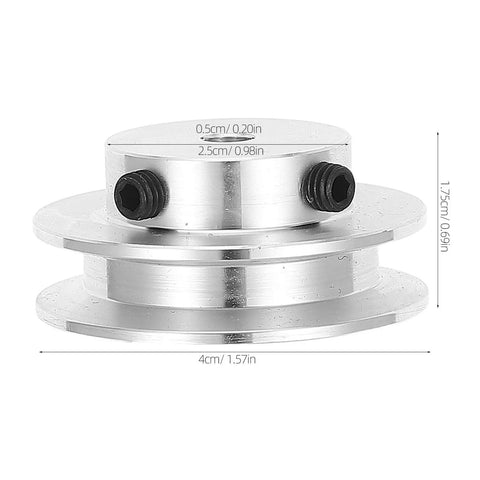 Single Groove Pulley For 6mm Synchronous Belt Aluminum Alloy With Hard Anodized Finish Mechanical Drive Replacement Part For Small Motors In Precision Machines And Your Go To High Precision Equipment, 4cm pulley