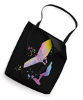 Colorsplash Wingfoil Wingsurfing Tote Bag With Watercolor Style Print Of A Man Wingboarding, Ideal For Wing Surfing Fans And Coaches, Durable 16x16 Inch Carry Bag For Gear, Practice Sessions, And On The Water Adventures.