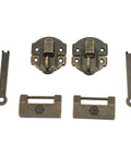 Rustproof Zinc Alloy Latch Lock With Vintage Mini Padlock And Keys For Retro Wooden Boxes Jewelry Cases And Cabinets, lock parts and tools