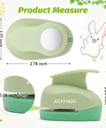 1 Inch Circle Hole Punch For Crafts And DIY Arts, Handy Lever Action Paper Punch showing dimensions and smooth design
