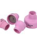 Easy Install Ceramic Welding Cup Set With Alumina Gas Lens Kit For TIG Tools Compatible With Wp20 And Industrial Equipment To Boost Efficiency, pink ceramic cups.