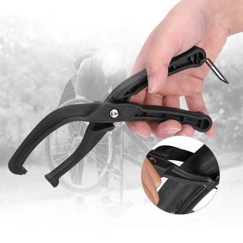 Durable Plastic Bike Tire Pliers And Tire Removal Tool For Quick Repairs DIY Friendly Insertion And Installation Strong Tire Lever displayed