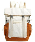 Go To Lightweight Waterproof Backpack For Everyday Adventure, Large Capacity Daypack with orange and white design