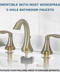 Rough-In Valve With Drain Assembly For Widespread Bathroom Sink Faucets Easy Install Half Inch IPS Connections Brass Construction S9000 Series displayed