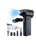 Beast Mode Cordless Air Duster With LED Light, 180000 RPM Turbo Cleaning Power, 4 Gear Adjustable, Rechargeable, nozzle attachments