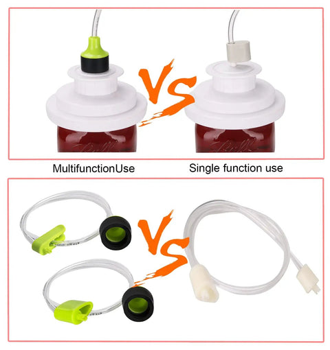 Universal Vacuum Sealer Accessory Hose For FA2000 FM2000 FM2100 And Compatible Models, No Adapter Needed, Works With Zipper Bags, Containers, Canisters, Wine Stoppers, Jar Sealers, And Quick Marinator, Includes Silicone Pad For Tight Jar Air Removal