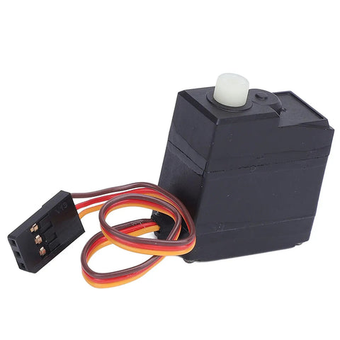 Upgrade Your Ride With This Killer 17 Gram Digital RC Gear Servo Delivering Dead Nuts Steering Precision And Slick Handling For Scy 16102Pro Remote Control Vehicles That Roll Smooth, showing a compact black motor with wires.
