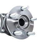 Rear Wheel Bearing Hub Assembly For Subaru Legacy 2015 Through 2021 Direct Drop In And Outback 2015 Through 2021 And WRX 2015 Through 2019 And WRX STI 2015 Through 2016 5 Lug Rear Left Or Right OE Quality ISO TS 16949 Certified, front view