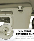 Interior view showcasing 2 Pack Car Sun Visor Clips Retainer Upgraded Visor Holder Hook For Jeep Liberty 2005-2012 And Dodge Nitro 2008-2012