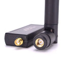 Close-up of 915MHz Telemetry Kit for APM 2.6 2.8 and Pixhawk Flight Controllers showing connector and antenna details.