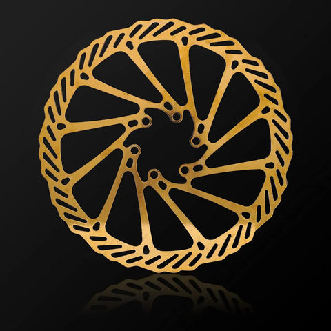 Beefy Disc Brake Rotor Set 160Mm 180Mm 203Mm With Bolts Gold Finish, Stainless Steel, 2Mm Thick, Center Distance 44Mm