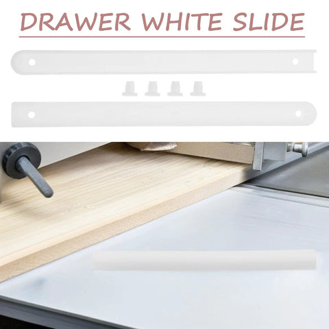 Full Extension Drawer Slides For Wardrobes And Furniture, Smooth Operation, White Bottom Mount Cabinet Glides