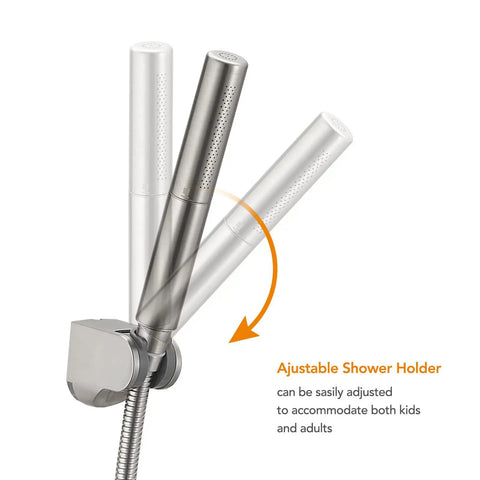 Adjustable holder for Beefy Brass 2 In 1 Function Handheld Shower Head Set with High Pressure 7 Inch Shower Head and 59 Inch Hose