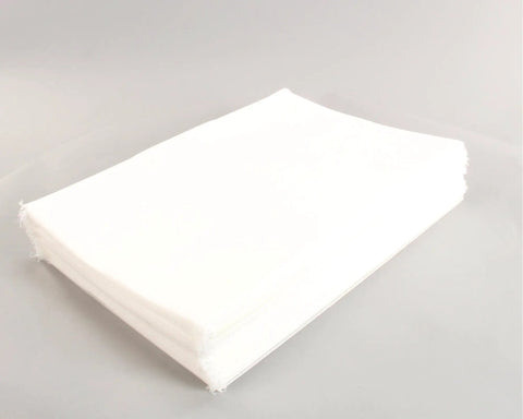 Pro Grade Filter Envelopes For 12102 Fryer Replacement Parts 100 Count OEM Quality Durable Envelopes For Commercial Kitchens With Safe Reliable Performance And Easy Installation, white stack