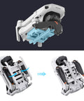 Foldable Landing Gear Extensions For DJI Mini 4K Mini 2 Mini SE And Mavic Mini Drones Raise Ground Clearance With A Simple Foldable Design, No Disassembly Needed, Compatible Accessory For Stable Outdoor Flights, shown in folded state