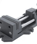 Quick Release Drill Press Vise 4 Inch Featuring High Carbon Steel Center Bar Hardened Locking Mechanism Adjustable Clamping Pressure
