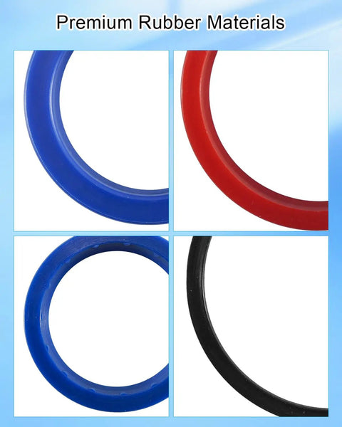 Heavy Duty Hydraulic Cylinder Seal Kit For 2 Inch Front End Loader Fits Model K662051 Leak Proof Seals High Pressure Performance Keeps Loader Running Smooth And Dry, premium rubber seals