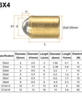 Badass Brass Ball Point Spring Plungers Loaded With Sleek No Step Positioning Beads And Heavy Duty Ball Catch Latch For Furniture Doors Cabinet Hardware And Real World Workshop Upgrades, D3x4 size specifications.