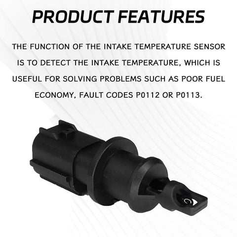 Intake Air Temperature Sensor IAT For Chrysler Dodge Jeep Vehicles OEM Grade 4606487AA 4606487AB Replacement Part
