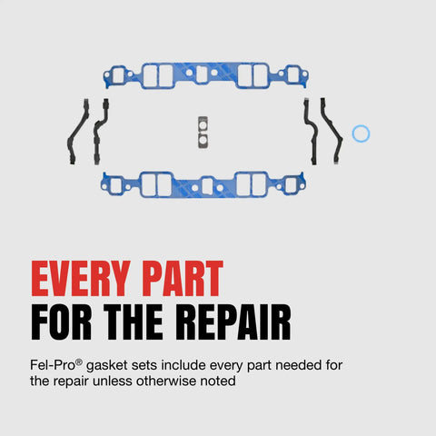Engine Intake Manifold Gasket Set For Jeep Grand Cherokee And Compatible Ram And Chrysler Vehicles Premium Gasket Kit For LeakFree Seal And Easy Install, blue gaskets laid out