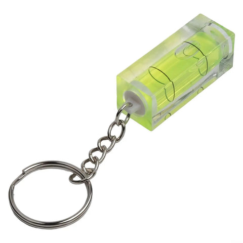 10 Pack for mini for spirit Levels Green and Blue for acrylic Glass Square keychain level in bright green color