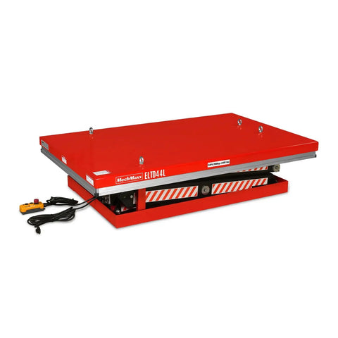 Heavy Duty 4400 Lb Electric Hydraulic Double Scissor Lift Table With 70.1 Inch Lift, 63 By 39.4 Inch Platform, UL Certified Motor