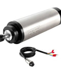 1.5KW Water Cooled CNC Spindle Motor 220V 80mm Mount Quiet Operation with 4 Bearings and ER11 6mm Collet