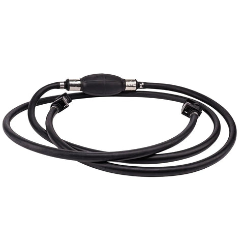 8 Ft Boat Fuel Line With Primer Bulb Connector For Outboard Motor 5 Sixteenth Inch Hose Replacement 2 Stroke 75-115 HP And 4 Stroke 40-75 HP With Quick Connect Fittings