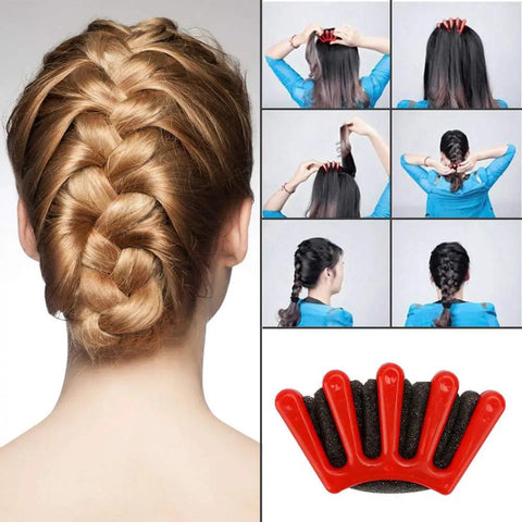 DIY Hair Braiding Tool Kit For Fast Spiral Braids Complete Styling Set With modeling accessories and easy clip on tools