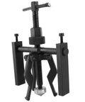 Top Notch Heavy Duty Three Jaw Inner Bearing Puller Gear Extractor Tool Kit For Sick Mechanics To Rip Bearings Out 17 To 38 MM With Hardcore 45 Carbon Steel Hardened Build To Handle Serious Industrial Jobs Safely. three jaw puller, 45 carbon steel
