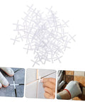 10,000 Pcs Pro Grade Tile Leveling Spacers and Positioning Cards PE Material for Quick Setup shown in use for tile installation