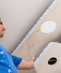 Slick Ceiling Cover Plates With 48 Hella Strong Double Sided Tapes For Instant Wall Hole Patches Quick DIY Room Refresh No Sweat Home Repair And Cozy Makeover in use on drywall.