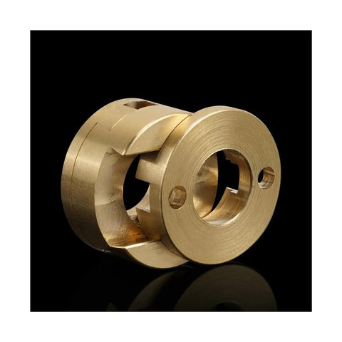 Upgrade Your Z-axis With This Precise 18mm And 16mm Oldham Coupler For Creality CR10 S4 S5 Pro Ender3 V2 3S T8 Screw Printers No More Wobbles. brass Oldham coupler for 3D printer Z-axis