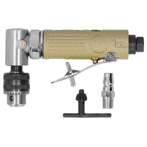 Powerful 25000 RPM Air Drill For Heavy Duty Tapping And Drilling In Auto Furniture And Hardware Maintenance With Rust Proof Coat, featuring ergonomic grip and drill chuck.